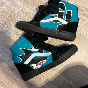 San Jose Sharks wedge vans